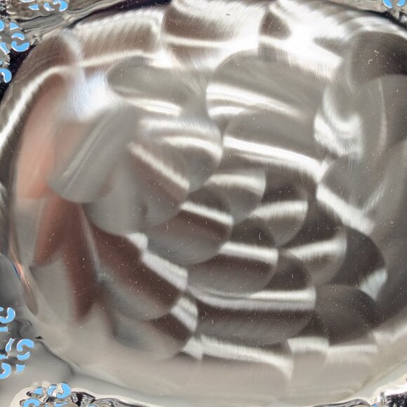 BMF Silverplated Wedding Basket with folding handle, with original box - Picture 9 of 13